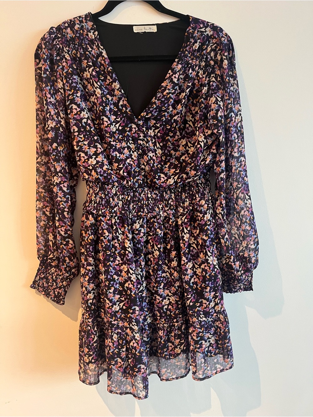 Floral Print Long sleeve Dress